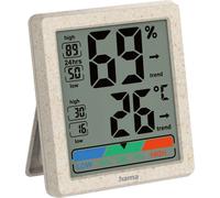 Hama Station météo Ponza – Thermo-hygromètre numérique pour intérieur, blanc