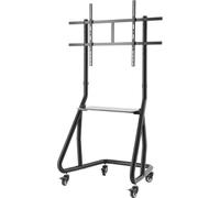 HAMA Support TV à roulettes "Trolley", jusqu'à 100 pouces, réglable en hauteur, noir (00220875)