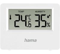 Hama Thermometer und Hygrometer \ Ebro\ , digital, für innen oder außen, Weiß Thermo-hygromètre 00222222