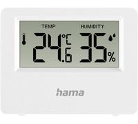 Hama Thermometer und Hygrometer \ Ebro\ , digital, für innen oder außen, Weiß Thermo-hygromètre 00222222