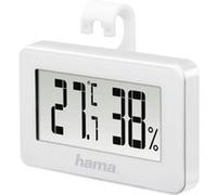 Hama Thermomètre/hygromètre Mini – batterie CR2025, noir, 65 x 10 x 40 mm – blanc