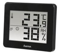 Hama Thermomètre/hygromètre TH-130, noir Noir G