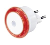 Hama Veilleuse LED Basic (Lampe de nuit LED pour prise de courant, Veilleuse Enfant Prise Electrique, Capteur Crépusculaire, Idéal Chambre Bébé Cuisine Couloir Escalier Salon) Rouge
