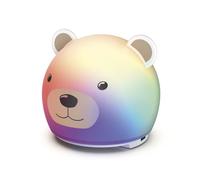Hama Veilleuse LED RVB pour enfant - Intensité variable et rechargeable - Avec minuterie (1 h) - Batterie en silicone souple - Lumière d'allaitement - Lampe pour bébé et chambre d'enfant avec