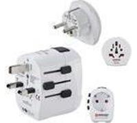 Hama "World Travel Pro Light USB World" - Adaptateur secteur - 2,4 A - 2 ports de sortie (2 x USB) - blanc (00139533)