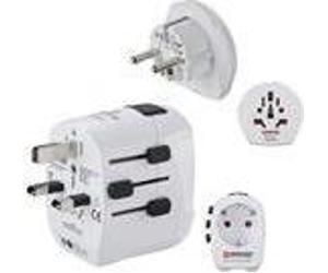 Hama "World Travel Pro Light USB World" - Adaptateur secteur - 2,4 A - 2 ports de sortie (2 x USB) - blanc (00139533)