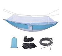 Hamac À Moustiquaire Ultraléger, Lit-Balançoire, Meuble Portable Avec Sangle Et Mousqueton
