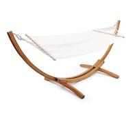 Hamac bois avec toile en coton ""Dallas"" - 3 m - Ecru