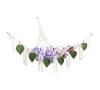 Hamac D'Angle Pour Peluches Organisateur de peluches en corde bohème, Déco | Filet D'Angle Organisateur Glands Boho Coin, Déco bohème, Organisateur de peluches pour crèche, chambre d'enfant