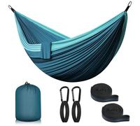 Hamac de camping pour 2 personnes, dimensions 300 x 200 cm, ultra léger