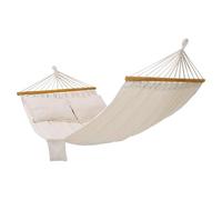 Hamac De Jardin Avec 2 Oreillers 210 X 150 Cm Charge 300 Kg Helloshop26 12_0001619 Multicolore