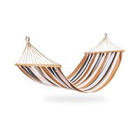 Hamac de jardin avec barre en bois 290 x 125 cm - Ubeform