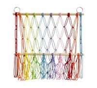 Hamac Doux - Hamac En Net | Hamacs En Peluche | Boho Farmed Animal Storage NetS | Organisateur De Corde En Coton Corde Corner Polyvalent Pour La Maternelle De La Chambre, S