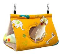 Hamac En Velours, Nid D'oiseau Chaud D'hiver, Maison Suspendue, Cabane, Cage, Peluche, Oiseaux, Cachette, Lit De Couchage Pelucheux