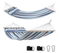 Hamac Kauai XXL avec coussins - 240 x 160 cm - Couleur turquoise