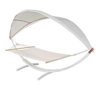 Hamac MENDLER HWC-J47 jusqu'à 200kg MVG 420cm 2 personnes blanc crème-blanc Blanc G
