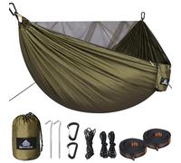 Hamac moustiquaire - Hamac de camping - Nylon parachute - 290 x 140 cm - 300 kg