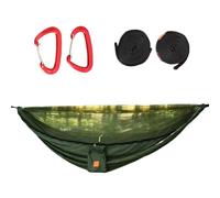 Hamac portable d'extérieur avec moustiquaire | Équipement libre à montage rapide avec protection anti-insectes pour adultes et familles