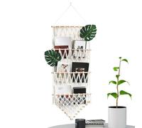Hamac pour animaux en peluche, filet tissé à trois couches, filet de rangement pour jouets, grand sac de rangement, tapisserie tissée à la main pour appartement et dortoir