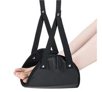Hamac pour les pieds d'avion, repose-pieds pour la détente lors des voyages en avion - Repose-pieds respirant - Aide au bureau pour hommes, femmes, personnes âgées, avion, bureau, salle d'attente