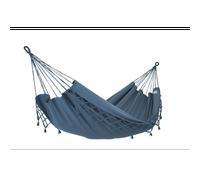 Hamac traditionnel coloris anthracite à franges - kocon - 340x140cm