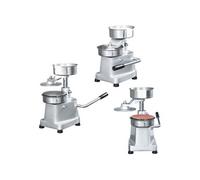 vidaXL Hamburgerpersmachine met 500 scheidingsbladen 10 cm aluminium50995 Argent G