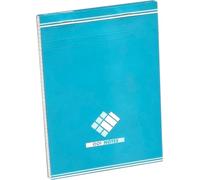 Hamelin 001 Lot de 40 Bloc-Notes A5 Petits Carreaux 5mm 200 Pages Agrafées Tête Couverture Carte Bleue