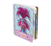 Hamelin - 1 Cahier de Textes Spiralé - 17x22 cm - Visuel Trolls Pupcake