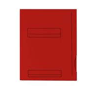 Oxford Chemises dossier 2 rabats 24 x 32 cm Rouge vif – Paquet de 50