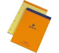 Hamelin - Bloc De Bureau Idea 21x32 Perfore Travers Jaune G