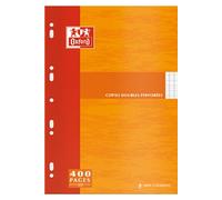 Hamelin - Copie Double Blanche A4 Seyes 90g Perforee - Etui De 100