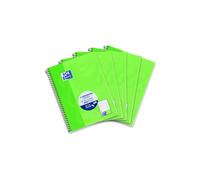 Hamelin Paperbrands Oxford 384508027 Cahier à spirales Format A5 90 g/m² Lignes 9 mm 80 feuilles Lot de 5 (Import Allemagne)
