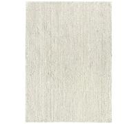 HAMID - Tapis de Jute Granada 100% Fibre de Jute Naturelle Blanc - Moquette Douce et Résistance Moyenne - Tissé à la Main - Salon, Chambre, Tapis de Couloir - Blanc (230x160cm)