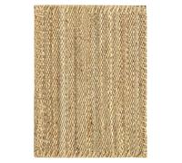 HAMID, Tapis de Jute Granada 100% Fibre de Jute Naturelle, Moquette Douce, Tissé à la Main, Salon, Chambre, 70 x 50 cm