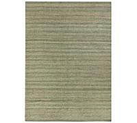 HAMID - Tapis en Jute de Laine Olivia, Tapis en Laine et Jute Tissé à la Main pour Salon, Chambre, Salon, Vert Naturel, (250x350cm)