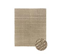 HAMID - Tapis Jute Alcazar 100% Fibre de Jute Naturelle, Moquette Douce, Tissé à la Main - Salon, Chambre, Tapis de Couloir - (Naturel, 250x200cm)
