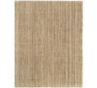 HAMID - Tapis Jute Kerala, Tapis 100% Fibre de Jute, Tissé à la Main, Pour Salon, Salle à Manger, Chambre, Couloir, Couleur Naturelle (200x250cm)