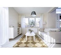 HAMID - Tapis Jute Somara Couleur Blanc et Naturel - Tapis 100% Fibre de Jute (230x160cm)