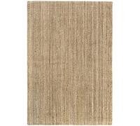 Hamid - Tapis Kerala en Jute, 100% Fibre Tissé à la Main pour Salon, Salle à Manger, Chambre, Couloir, Couleur Naturelle (160x230cm)