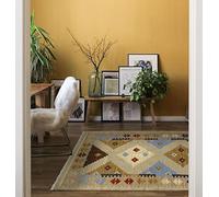 HAMID - Tapis Kilim Lori Oriental Design - 100% Laine - Kilim tricoté Main - Couloir, Salon, Chambre, Salon, Entrée… (D2, 170x110 cm)