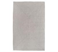 HAMID Tapis Nansa Intérieur/Extérieur en Pet Recyclé - Lavable et Imperméable - Écologique & Durable - Idéal pour Terrasse, Jardin ou Salon (300x200cm, Argenté)