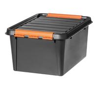 smartstore Boîte de rangement Professionnelle 31 l – Couvercle clipé – Noir (3193090)