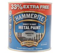 Hammerite 5158234 Métal Peinture, 750ml le Volume, Lisse Argent