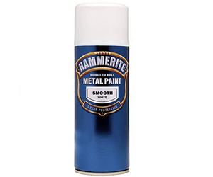 Hammerite Direct Pour Rouille Lisse Aérosol Spray peinture- TOUS COLORIS DISPONIBLE - Blanc 400ml