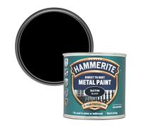 HAMMERITE Direct to Rust Satin Finish Noir 250 ML