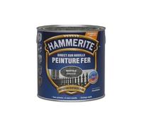 Peinture Hammerite fer martelé - JULIEN - 0,25l - Gris ardoise - Extérieur - Mat - Spécifique