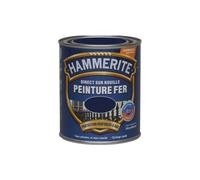 Julien Hammerite fer martelé 0.75L bleu - Peinture métal résistant à la rouille