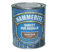 Julien Peinture pour fer Hammerite martelé châtaigne 0,75 l