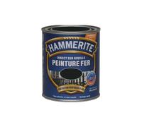 HAMMERITE FER MAT 0.75L NOIR FERRONNER HAMMERITE - 5093645