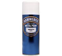 HAMMERITE - HAMMERITE METAL PAINT SMOOTH WHITE AEROSOL 400ML - 5084782